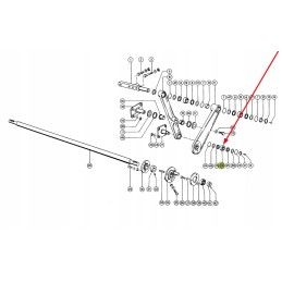 705057 2 sietų krepšio svirties guolis
