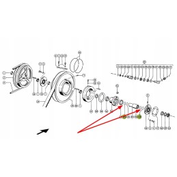 239109 0 kūlimo būgno variatoriaus sandariklis