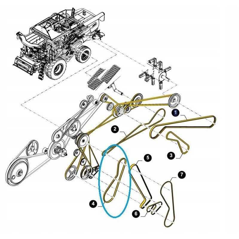 New Holland CX 84432785 cnh grūdų keptuvės diržas