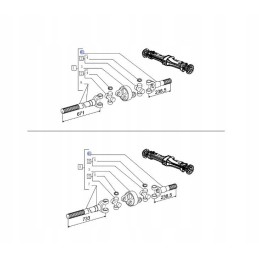 Polos vairuoti naują holland t6 t7 korpusą maxxum 84201