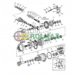 Ford New Holland 8395 galinės stebulės sandariklis