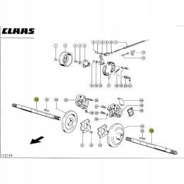 Polos priekinė pavara Claas Jaguar 0000770152
