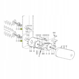 Claas ge45kttb pasviręs tiekimo guolis