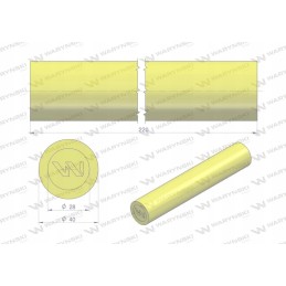Poliuretano amortizatoriaus volelis 40x220 Warynski