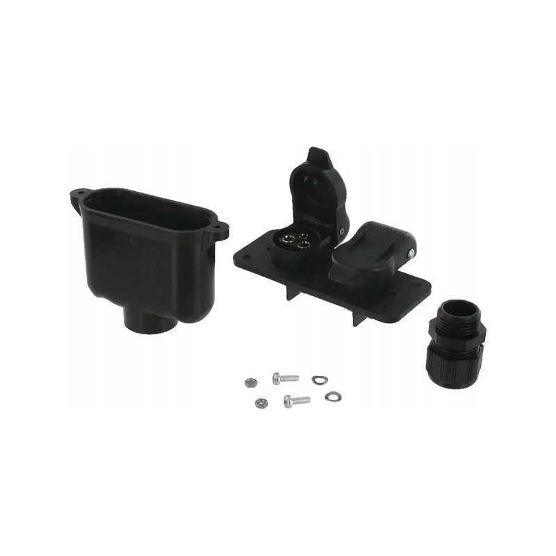 3 polių dvigubas lizdas