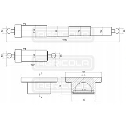 Teleskopinė pavara 90 3 600 g HL 8011 hidrolideris