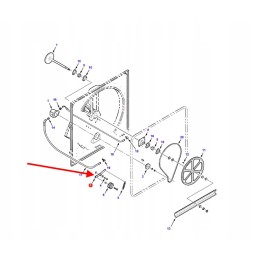 71396756 rotoriaus pavaros įtempimo svirtis