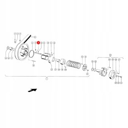 Variatoriaus raktas Claas 629863 0 vnt
