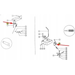 Potenciometro padėties jutiklis Claas 010820