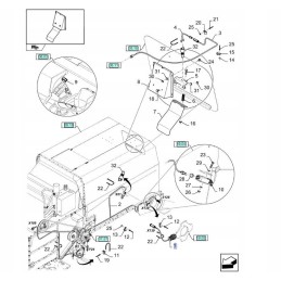 Revolution sensor new holland tc tf tx case 84056992