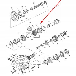 Lca62761 krumpliaračio veleno tarpiklis 0 5