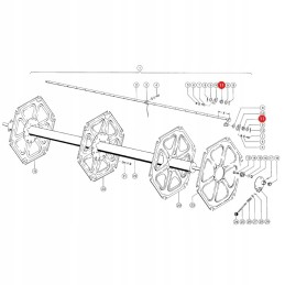 Plastikinio vamzdžio mova motowidel claas 677876 0 vnt