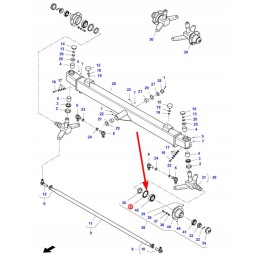 6248419m1 galinės ašies sandariklis r100 130 x 12