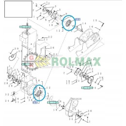 Grūdų konvejerio žvaigždutė New Holland 8443764