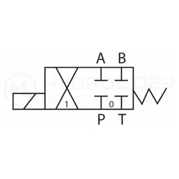 Solenoidinis vožtuvas 2 padėtis cetop 3 ng6 ea 230v hidrolideris