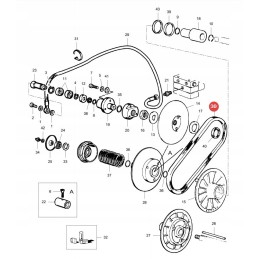 Plataus profilio diržas mf la340435156 originalus