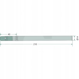 Grandinės rinktuvo pirštas New Holland 1507
