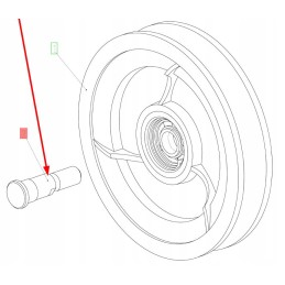 100133460 skriemulio kaištis