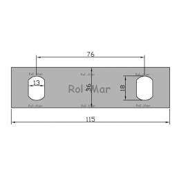 Krūmapjovės kreipiamoji plokštė 522181 1 claas