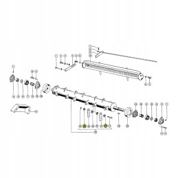 Claas išorinio pašarų kombaino peilio krūmas 060016 2 org