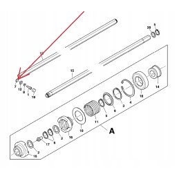 Lca71951 sandarinimo žiedas 9 x 2 mm