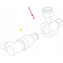 100834204 hidraulinio siurblio adapteris