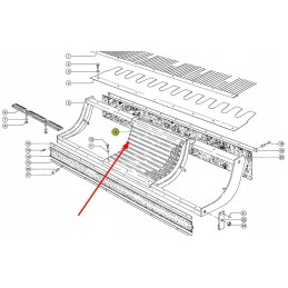 662808 00 segmentas įgaubtas grūdams