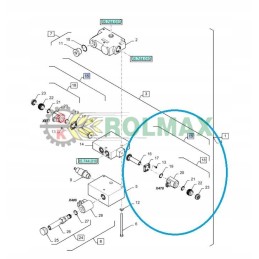 Solenoidinis vožtuvas new holland fx tx cx cr 84062114