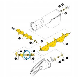 Yoke Fight Snail New Holland TC TX CSX 84817002