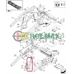 Hidraulinio cilindro galvutė L New Holland 8424730