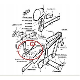 New Holland tc 80431784 431784 cnh užtrauktukas
