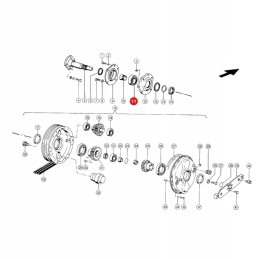 Guolis 55x100x21mm claas 215492 0 originalus