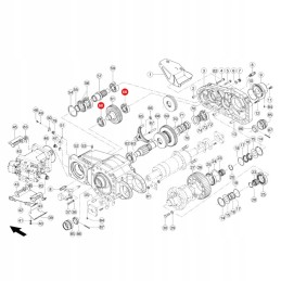Claas ritininis guolis 243497 0 originalus