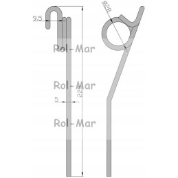 Finger motociklas standartinis z20478 john deere