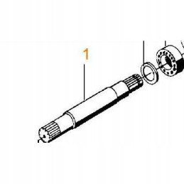 Kūginės pavaros veleno kamperis 445 lca64781 org