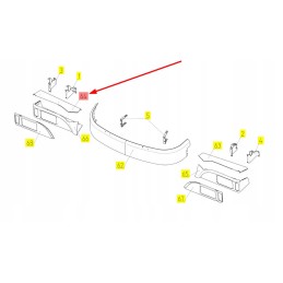 102996930 dešiniojo priekinio žibinto gaubtas