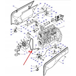 4288688m1 kelių trapecinis diržas 12 pk x 1915