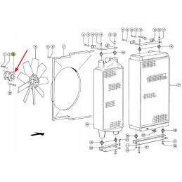 545655 0 radiatoriaus ventiliatoriaus stebulė