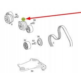 4572001970 kintamosios srovės generatoriaus diržo įtempiklis