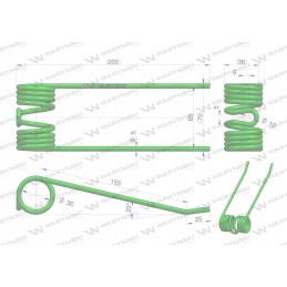 Paėmimo pirštas naudotas Claas 8072972 mot