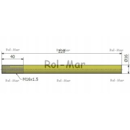 Įsukamas sraigės pirštas 16 x 220 mm z26570 john d
