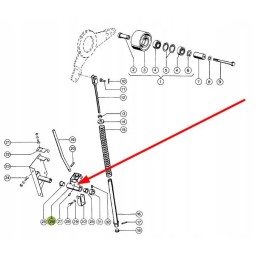 603264 0 progresyviojo būgno pavaros įvorė