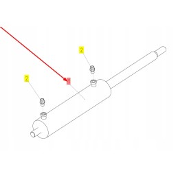 101245274 hidraulinis cilindras