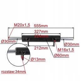 Hidraulinis cilindras 50 60 fi 30mm, galingas kombainas