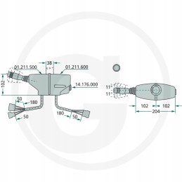 Daugiafunkcis jungiklis tas pats 2 7659 055 0