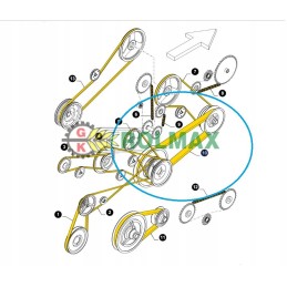 Kūlimo juosta new Holland tx 916849 89832601