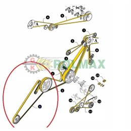 Diržas new Holland cx csx cs cl 84981586