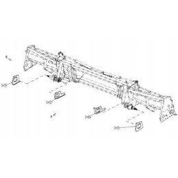 Komplektas, skirtas kombaino CR AFX modernizavimui į CS CX AF TC