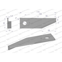 Rotacinis peilis, šiaudų smulkintuvas, smulkintuvas, podget