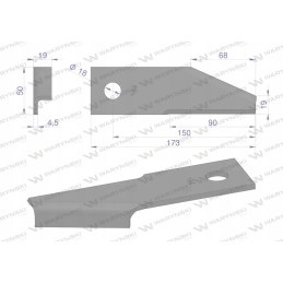 Rotacinis peilis, šiaudų smulkintuvas, smulkintuvas, podget